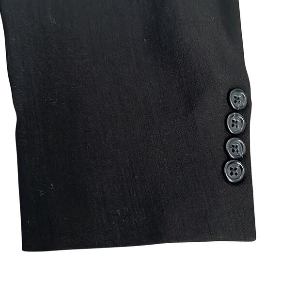 Joseph & Feiss Mens Black‎ 100% Classic Worsted Wool Blazer/Sports Coat Size 44R - Picture 6 of 14